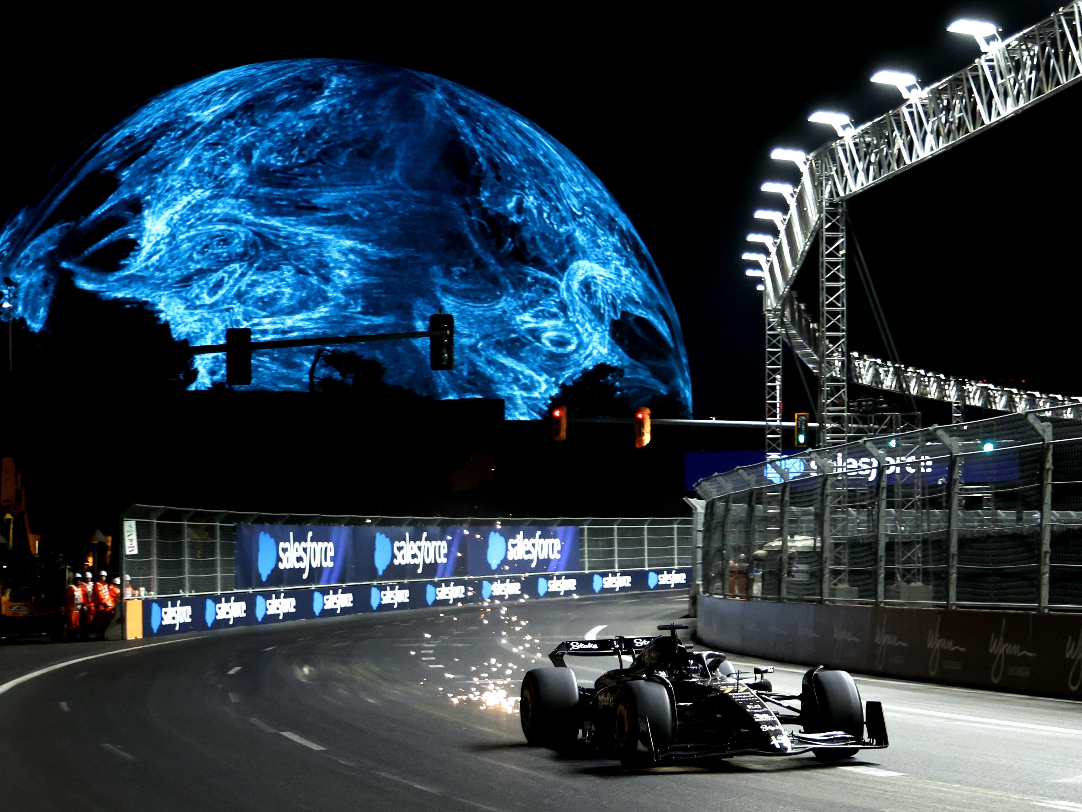 F1 Las Vegas Grand Prix off to a rocky start following water valve ...